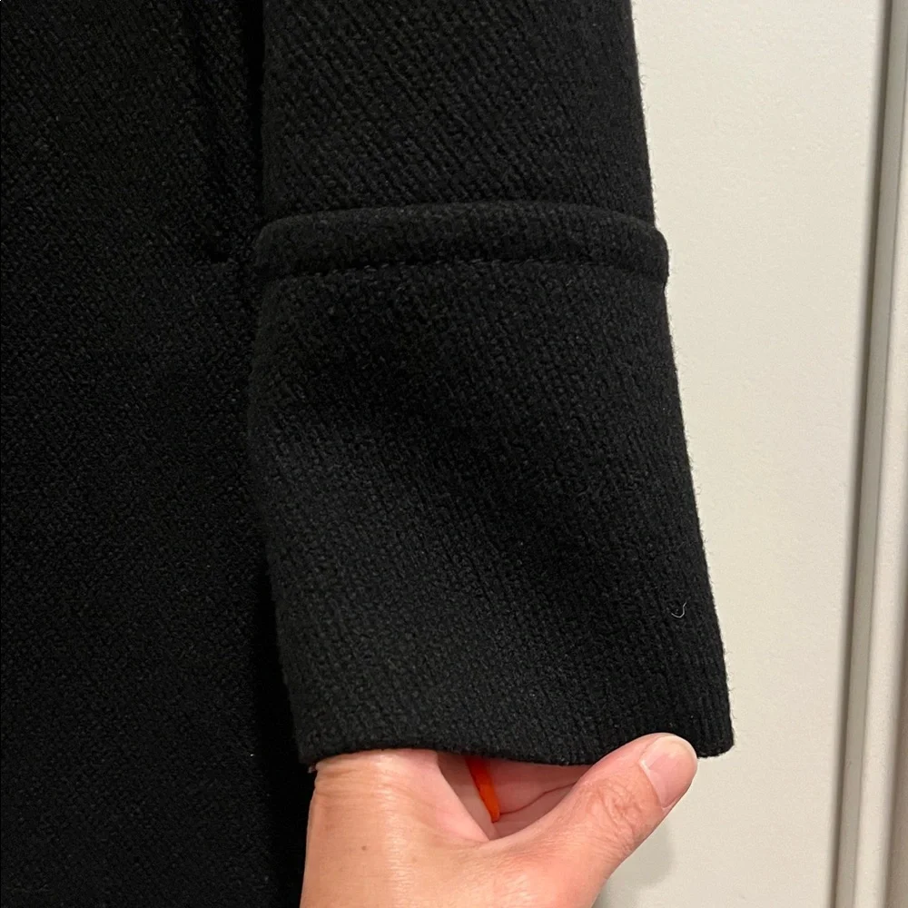 J. Crew Classic Black Pea Coat - Picture 7 of 10